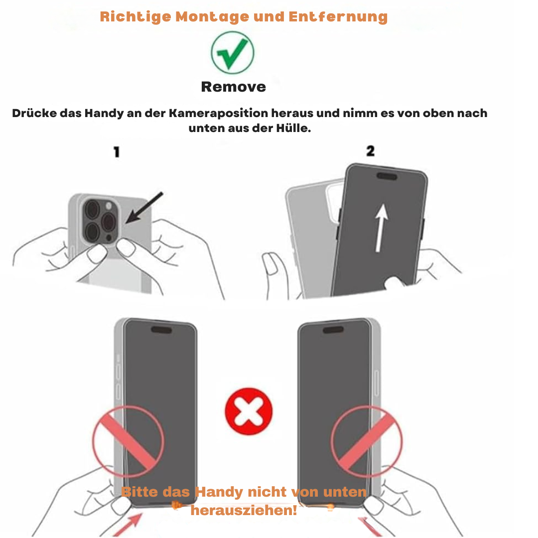 Digitale LED-Handyhülle mit MagSafe